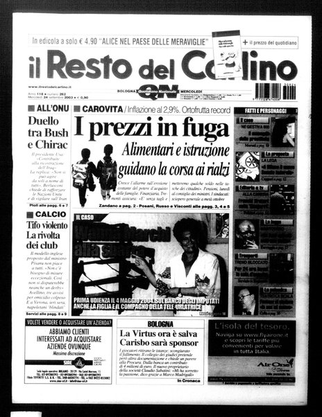 Il Resto del Carlino : giornale dell'Emilia